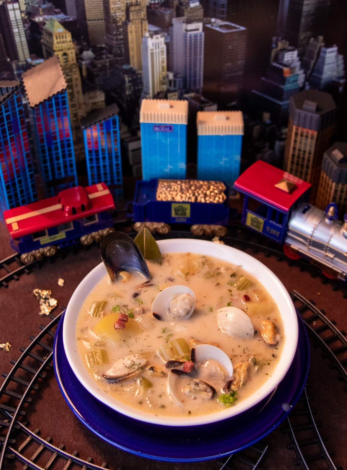 Clam Chowder New York Style